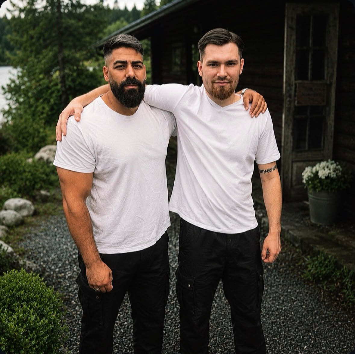 Die Gründer von Saunanomaden, Marvyn und Poria